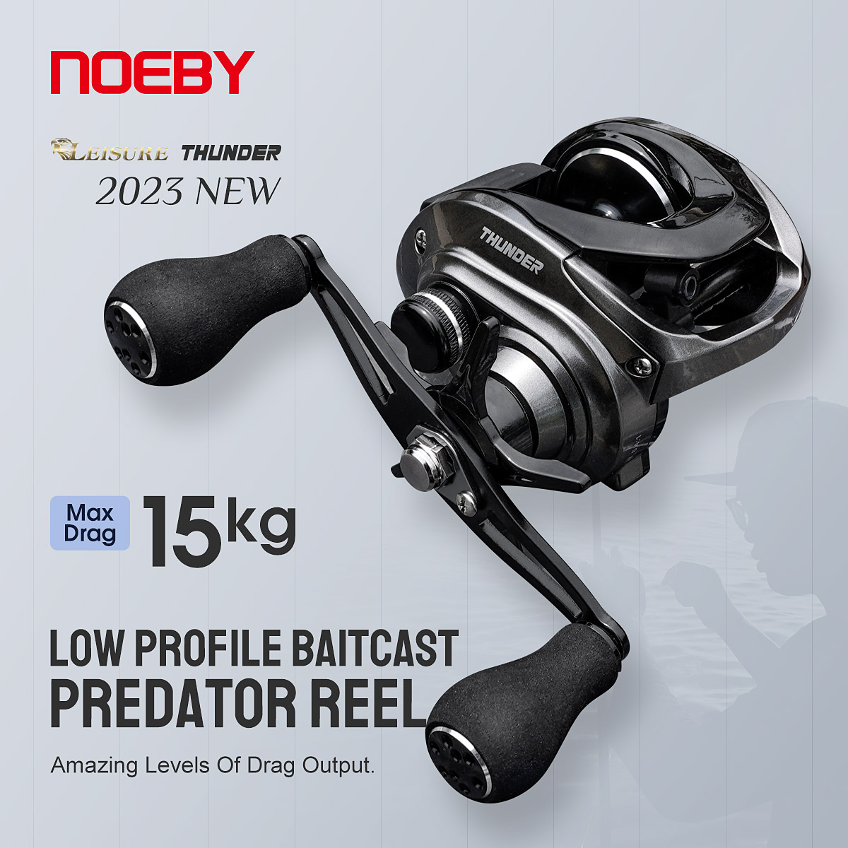 Abu Garcia Reel Max - Noeby Baitcasting makara 15KG maksimum sürükle