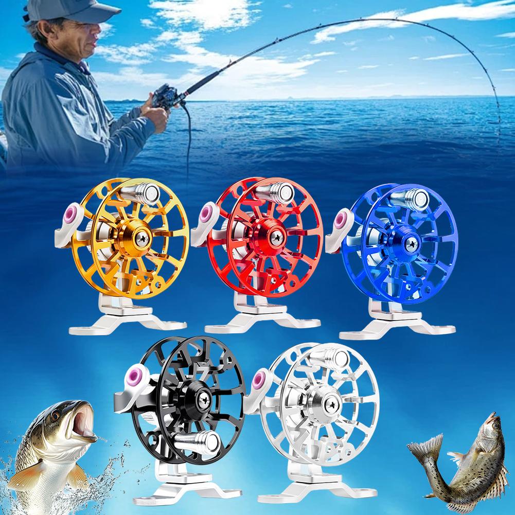 Ice Fishing Line - Mini Tam Metal Balıkçılık Makarası Taşınabilir